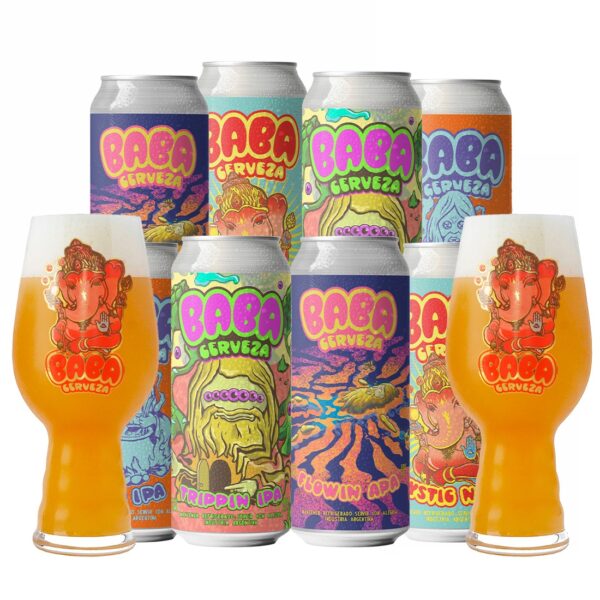 Baba Pack Megalupulado x24 Pintas Mystic - Baba Cerveza